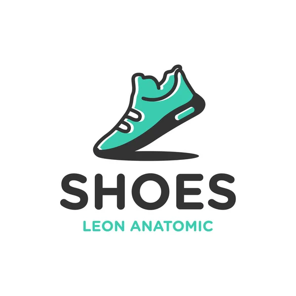 Shoe Industry Shoe Shop Logo Design — Stock Vector