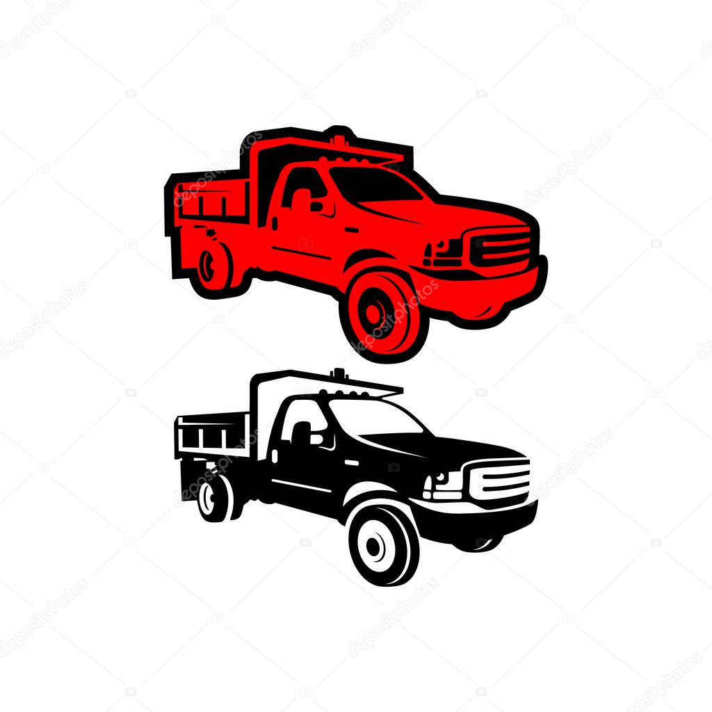 4wd car truck logo design