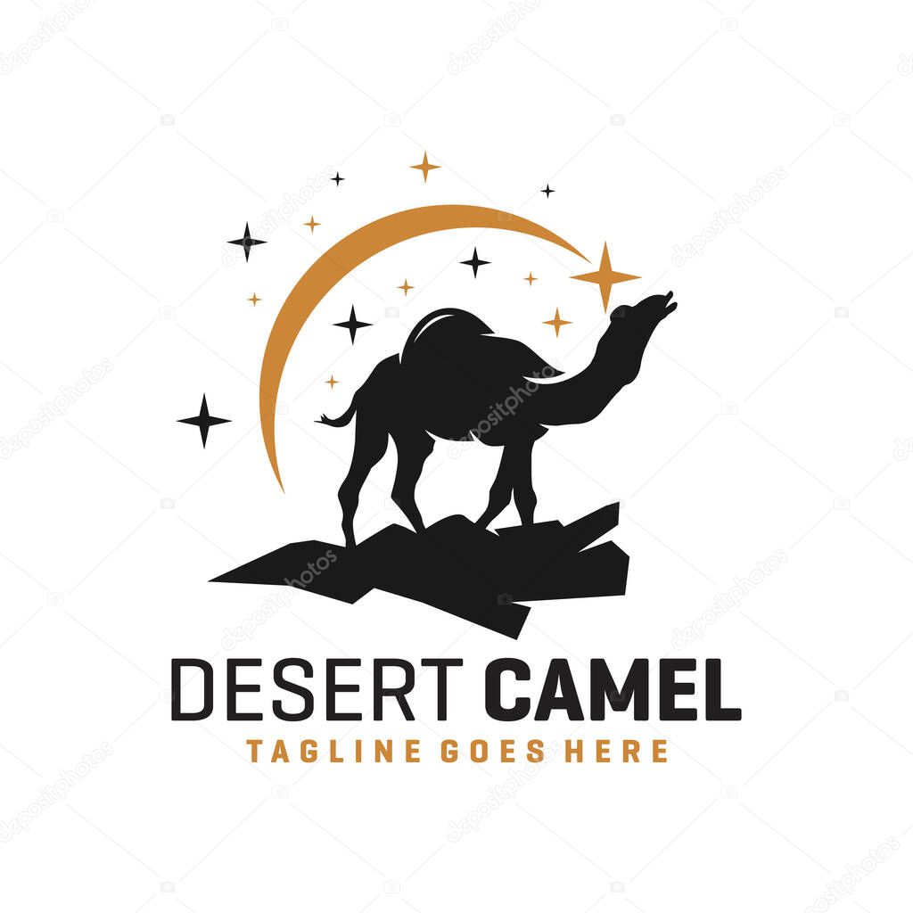 Arabic camel animal logo design