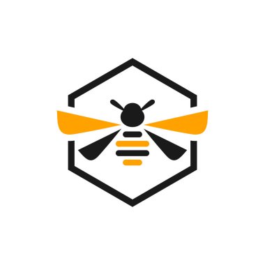 bal arısı hayvan logosu tasarımı