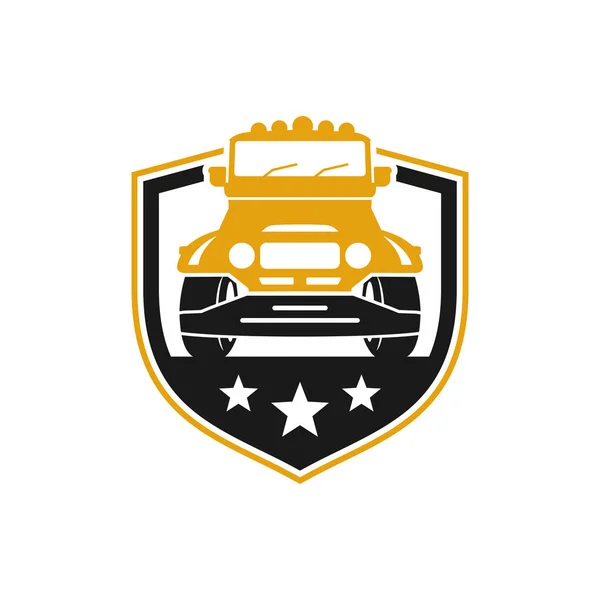 Hartop Voiture Bouclier Transport Logo Design — Image vectorielle