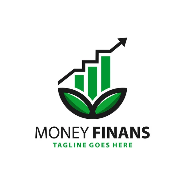 finansal doğal iş logosu tasarımı