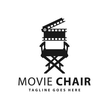 Film koltuğu logosu şirketinizi tasarlıyor.