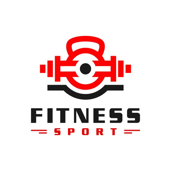 Fitness Sport Symbol Illustration Logo Design – Stock-vektor