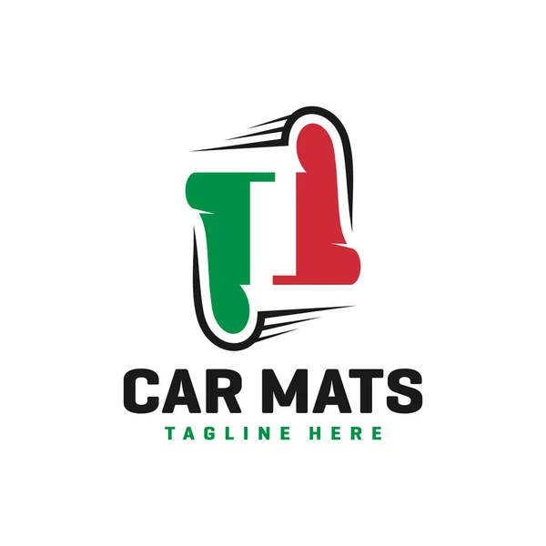 Włoski Samochód Dywan Przemysł Ilustracja Logo Projekt — Wektor stockowy