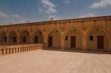 Courtyard of Mor Gabriel Monastery clipart