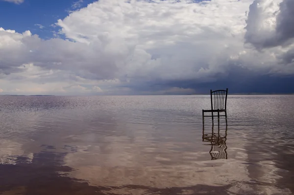 Tuz Golu (Salt Lake), região da Anatólia Central, Turquia — Fotografia de Stock