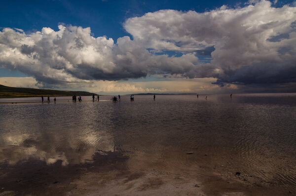 Tuz Golu (Salt Lake),  Central Anatolia Region,Turkey