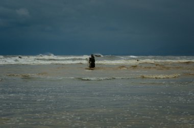 Karadeniz üzerinde net balıkçılık döküm
