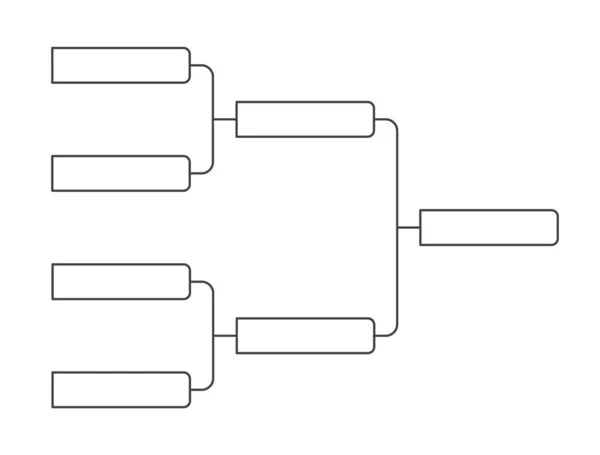 8 team tournament bracket championship template flat style design vector  illustration isolated on white background. Championship bracket schedule  for Stock Vector Image & Art - Alamy