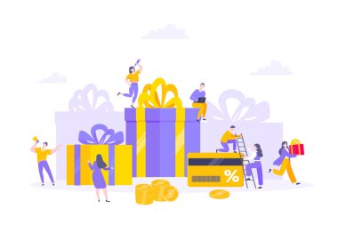 Sadakat programı puanları kazan ve online ödül ve hediyeler al..