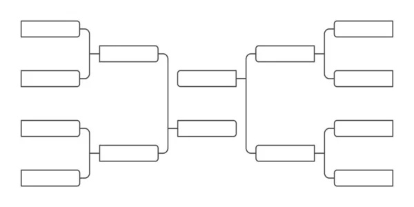 4 team tournament bracket championship template flat style design vector  illustration isolated on white background. Championship bracket schedule  for Stock Vector Image & Art - Alamy