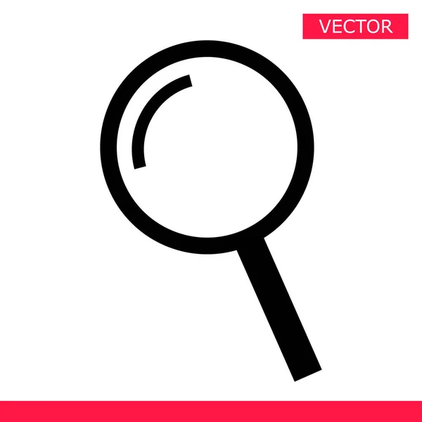 Ingrandimento icona segno cursore vettoriale illustrazione design in stile piatto — Vettoriale Stock