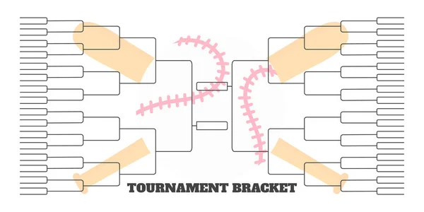 4 team tournament bracket championship template flat style design vector  illustration isolated on white background. Championship bracket schedule  for Stock Vector Image & Art - Alamy