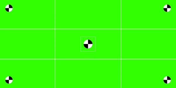 Color verde croma clave pantalla de fondo estilo plano diseño vector ilustración. — Vector de stock