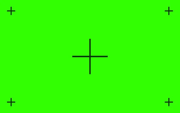 Color verde croma clave pantalla de fondo estilo plano diseño vector ilustración. — Vector de stock