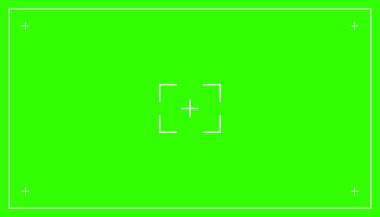 Yeşil renkli krom anahtar arka plan düz stil tasarım vektör çizimi.