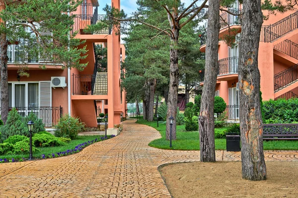 Residential Yard, Anapa — Stock Photo, Image