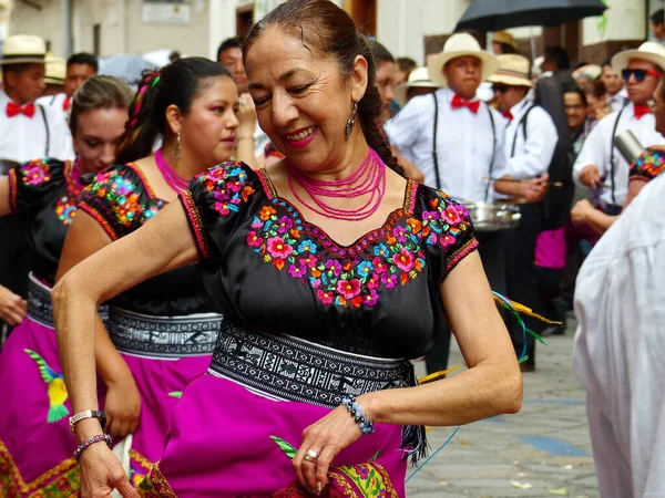 Cuenca Ecuador 2019 December Karácsonyi Felvonulás Pase Del Nino Viajero — Stock Fotó