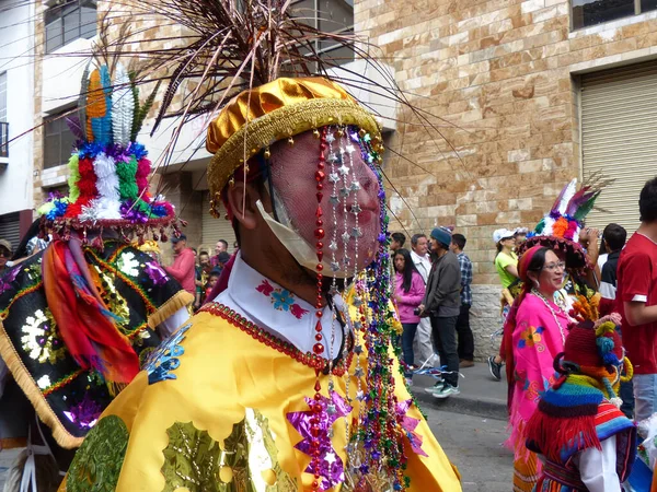 Cuenca Equador Dezembro 2019 Parada Natal Pase Del Nino Viajero — Fotografia de Stock