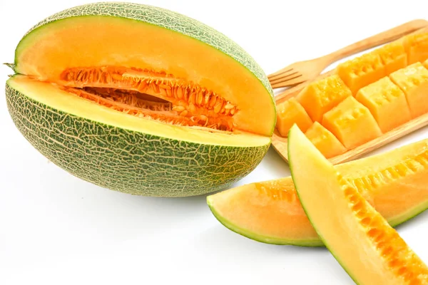 Melone Dalla Cina Dolce Profumato Molto Buono — Foto Stock