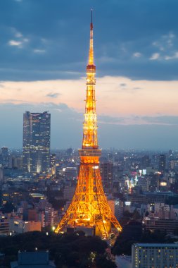Tokyo, Japonya şehir manzarası