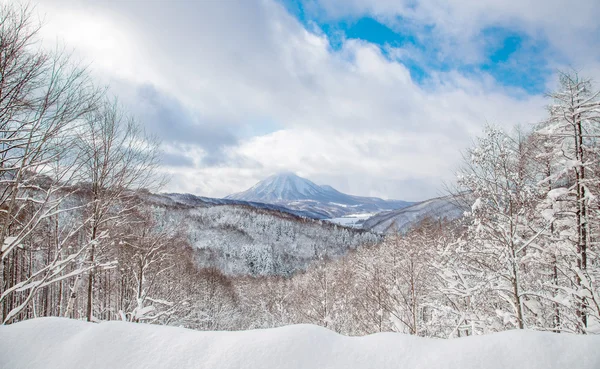 Snö på montain, Hokaido — Stockfoto