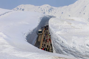 Tateyama kar duvara