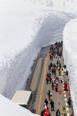 Tateyama kar duvara