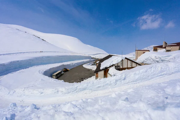 立山の雪壁 — ストック写真