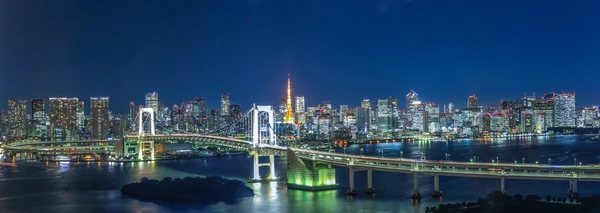 Ночной вид, Токио, Япония . Стоковая Картинка