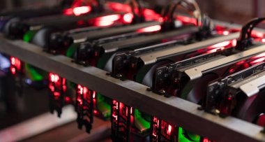 Bitcoin madencilik için grafikler kartı