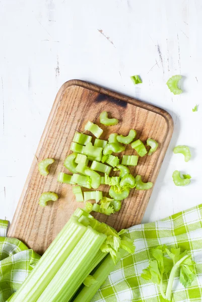 Chopped Celery stalks — Stock Photo, Image