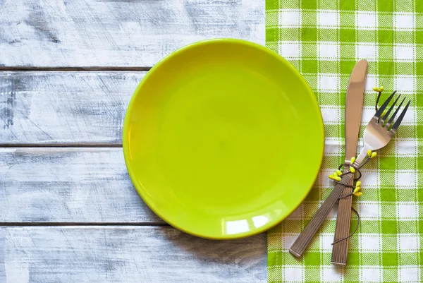 Spring table setting — Stock Photo, Image