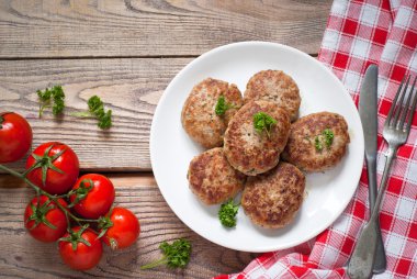 Taze kızarmış pirzola