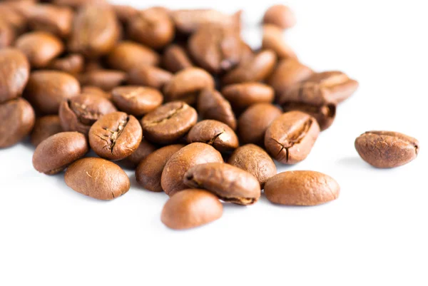 Coffee beans isolated on white — Stock Photo, Image