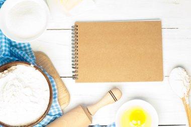 Beyaz fırın malzemeleri.