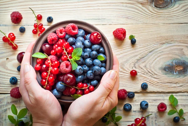 Various  summer berries — Stock Photo, Image