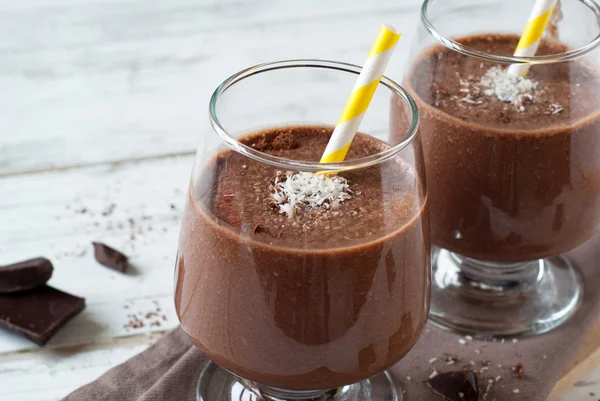 Çikolatalı muz smoothie