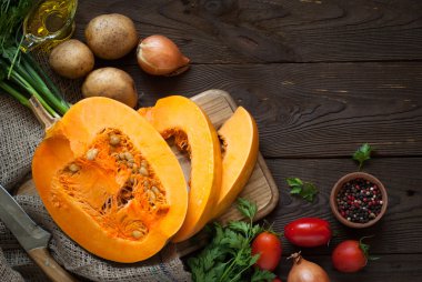 Sonbahar gıda arka plan