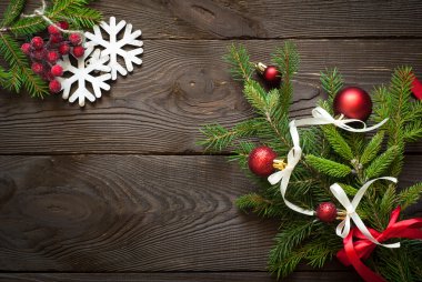 Noel köknar ağacı dalı