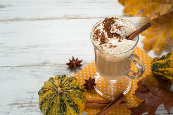 Calabaza con leche de especias — Foto de Stock