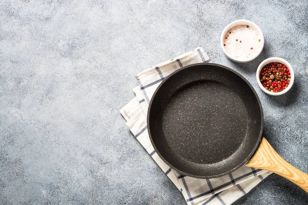 Frying pan or skillet with stone nonstick coating. — Stock Photo, Image