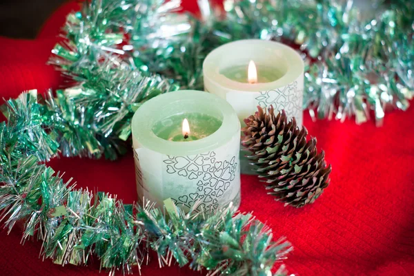 Candele di Natale — Foto Stock