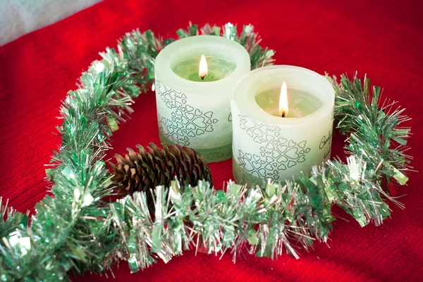 Candele di Natale — Foto Stock