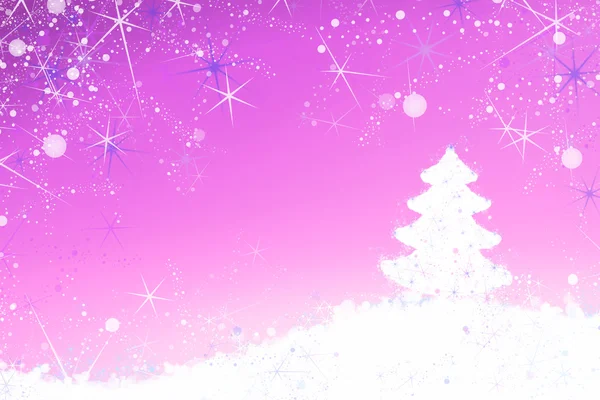 Розовый зимний фон — стоковое фото