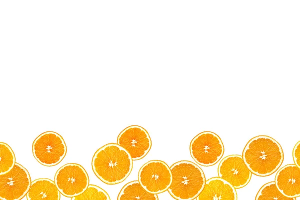 Collage of sliced oranges — Stock Photo, Image