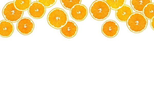 Collage of sliced oranges — Stock Photo, Image