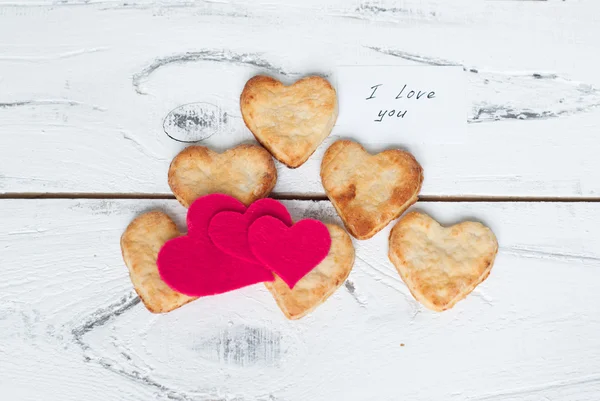 Liefde cookies — Stockfoto