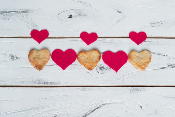 Liefde cookies — Stockfoto